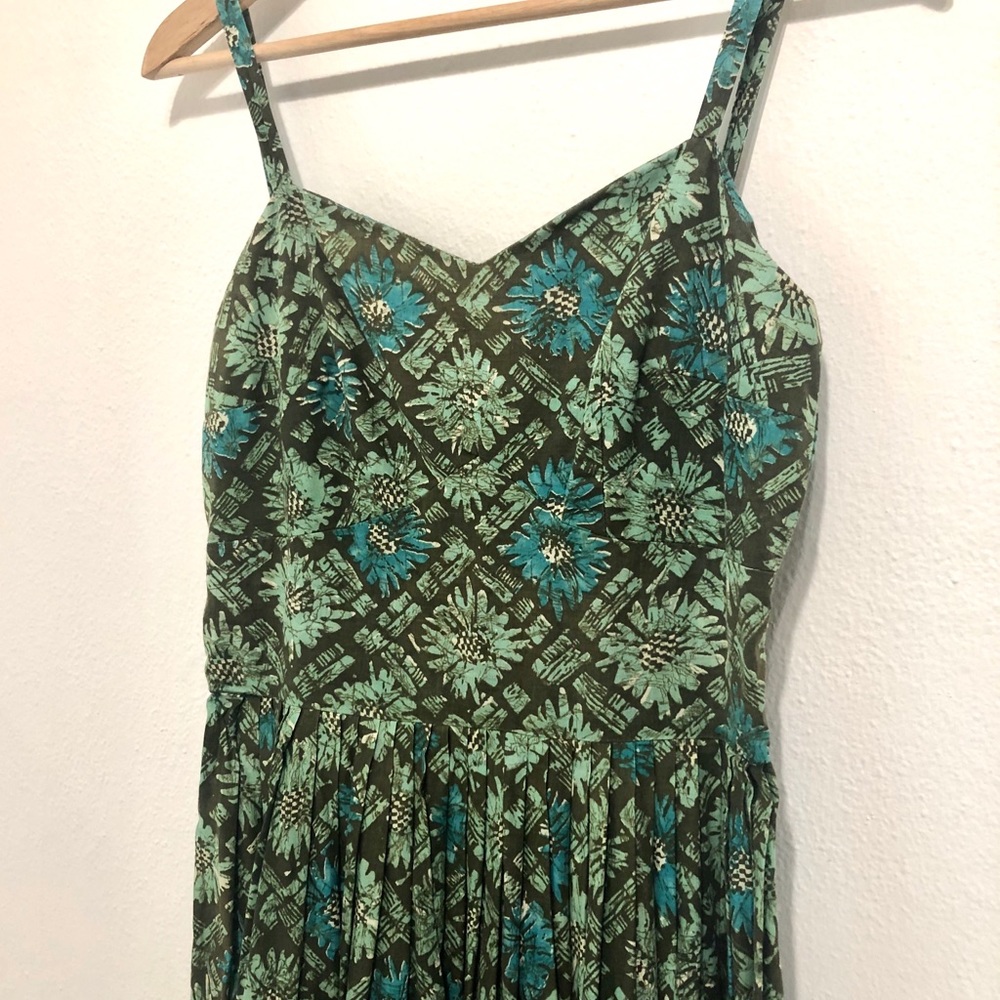 Vintage 50s Sun Dress France L’Aiglon XS Cotton